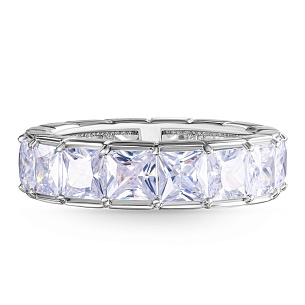 Кольцо из серебра с фианитом