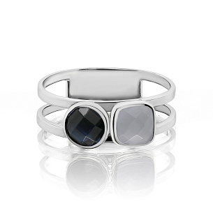Серебряное кольцо с алпанитами