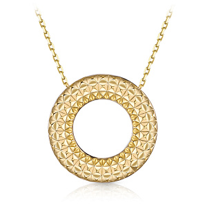 Колье из желтого золота