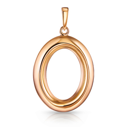 Подвеска из красного золота