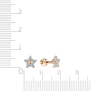 Серьги Пусеты детские