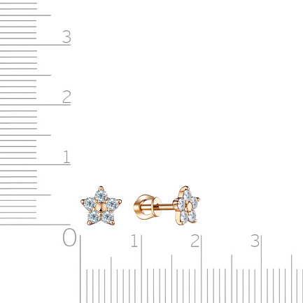 Серьги Пусеты детские