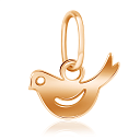 Подвеска из красного золота