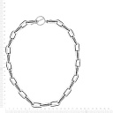 Колье из серебра