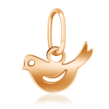 Подвеска из красного золота