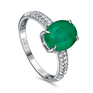 Кольцо из серебра с алпанитом