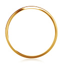 Кольцо обручальное из желтого золота