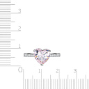 Кольцо из серебра с фианитом