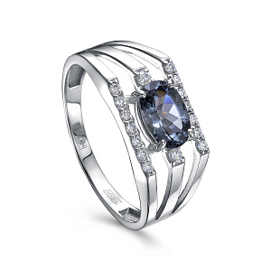 Кольцо из белого золота