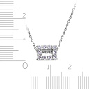 Колье из белого золота с бриллиантами