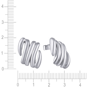 Пусеты из серебра