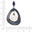 Подвеска из золота с бриллиантами, жемчугом