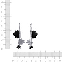 Серьги из серебра с эмалью