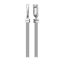 Серьги из белого золота с бриллиантами