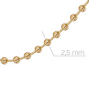 Колье из желтого золота