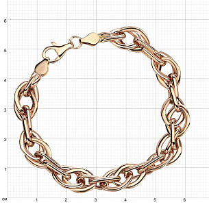 Браслет из красного золота