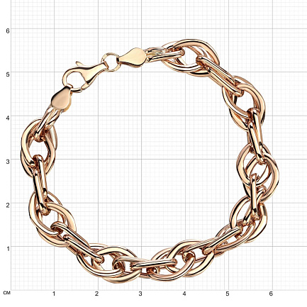 Браслет из красного золота