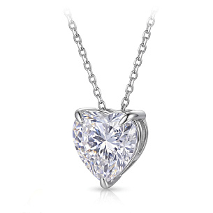 Колье из серебра с фианитом