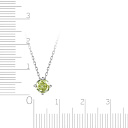 Колье из серебра с фианитом