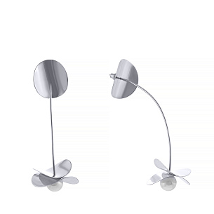 Серьги из серебра с жемчугом