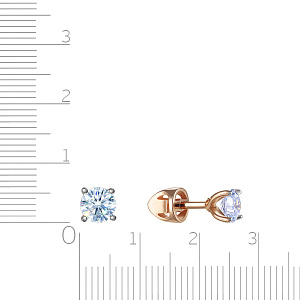 Серьги Пусеты