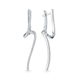 Серьги из красного золота