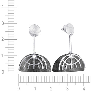 Пусеты из серебра
