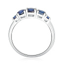 Кольцо из серебра с корундом