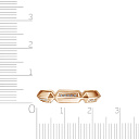 Кольцо из красного золота с бриллиантами