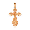 Крест из красного золота