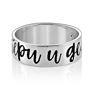 Кольцо из серебра с бриллиантом