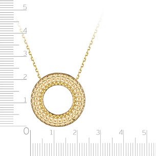 Колье из желтого золота