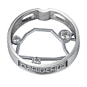 Подвеска из белого золота с бриллиантами