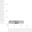 Кольцо из белого золота с бриллиантами