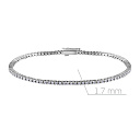 Браслет декоративный из белого золота с бриллиантами