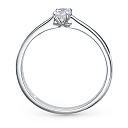 Кольцо из белого золота с бриллиантом