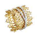 Кольцо из серебра с бриллиантами