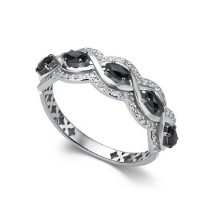 Кольцо из белого золота