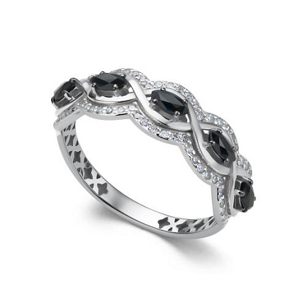 Кольцо из белого золота