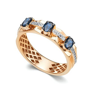 Кольцо из красного золота