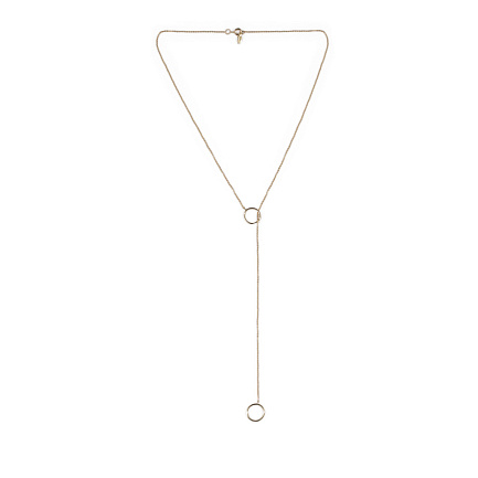 Колье из желтого золота