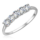 Кольцо из белого золота с бриллиантами