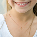 Подвеска из красного золота