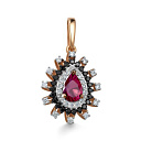 Подвеска из красного золота