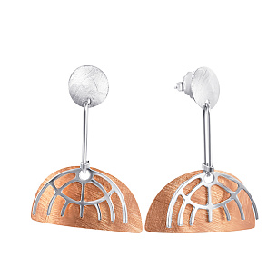 Пусеты из серебра