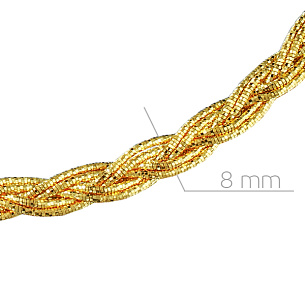 Цепь декоративная из серебра с золочением