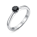 Кольцо из белого золота с бриллиантом