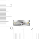 Кольцо обручальное из комбинированного золота