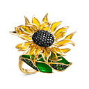 Кольцо из желтого золота с бриллиантами