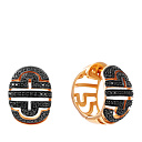 Серьги из красного золота